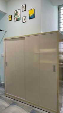 Tủ Quần Áo 3 Cánh Cửa Lùa Giả Gỗ TAL01