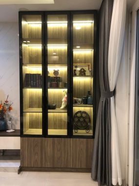 Tủ Quần Áo Nhựa Cánh Nhôm Kính TTB