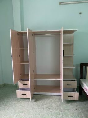 Tủ Áo Nhựa 3 Cánh Có Kệ TA404