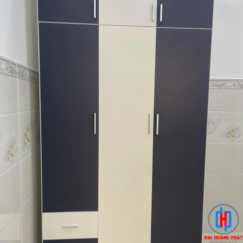 TỦ NHỰA CAO CẤP ECOPLAST LUXURY 01 KẾT HỢP TRẮNG