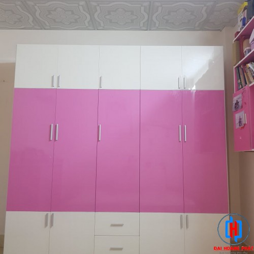 TỦ NHỰA 5 CÁNH TRẮNG HỒNG TA520