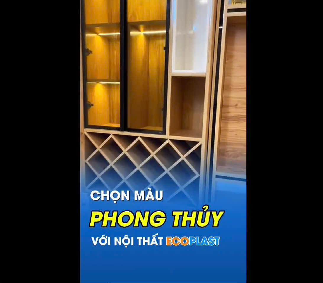 Tủ Bếp Trên Ecoplast Thùng Trắng Cánh Trắng TB06
