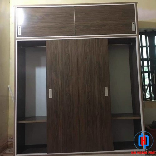 Tủ Nhựa Cửa Lùa Vân Gỗ TALO4001