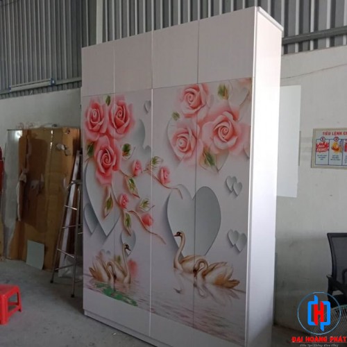 Tủ Nhựa 3D 4 Cánh TA3D424