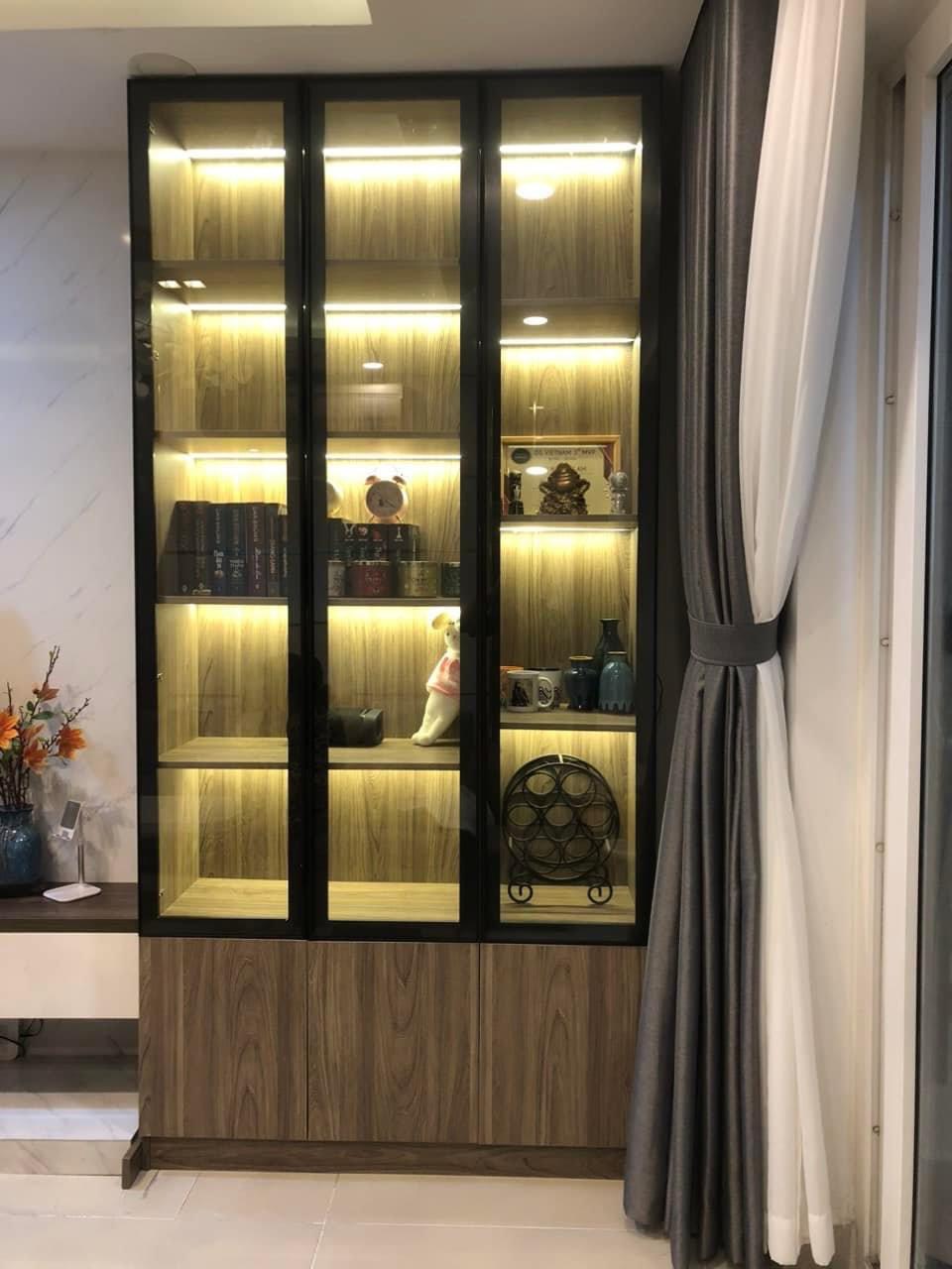 Tủ Quần Áo Nhựa Cánh Nhôm Kính TTB