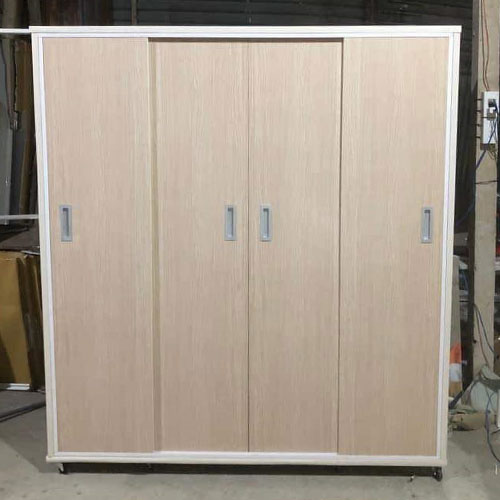 Tủ Nhựa Lùa 4 Cánh Giả Gỗ